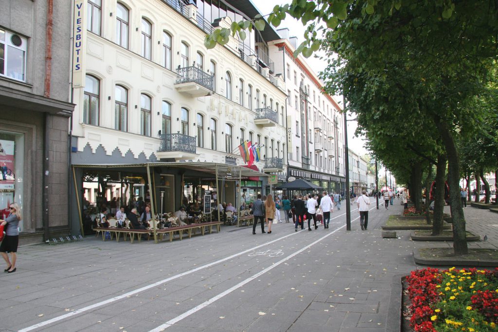 Winkelboulevard de Laisves Aleja.
