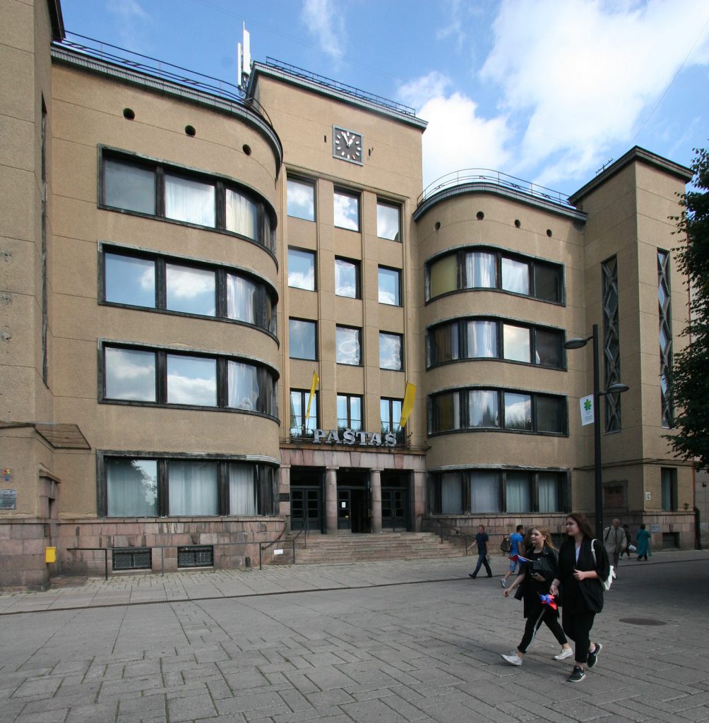 Het hoofdpostkantoor in Kaunas